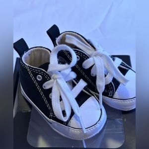 Converse-cribster black high top